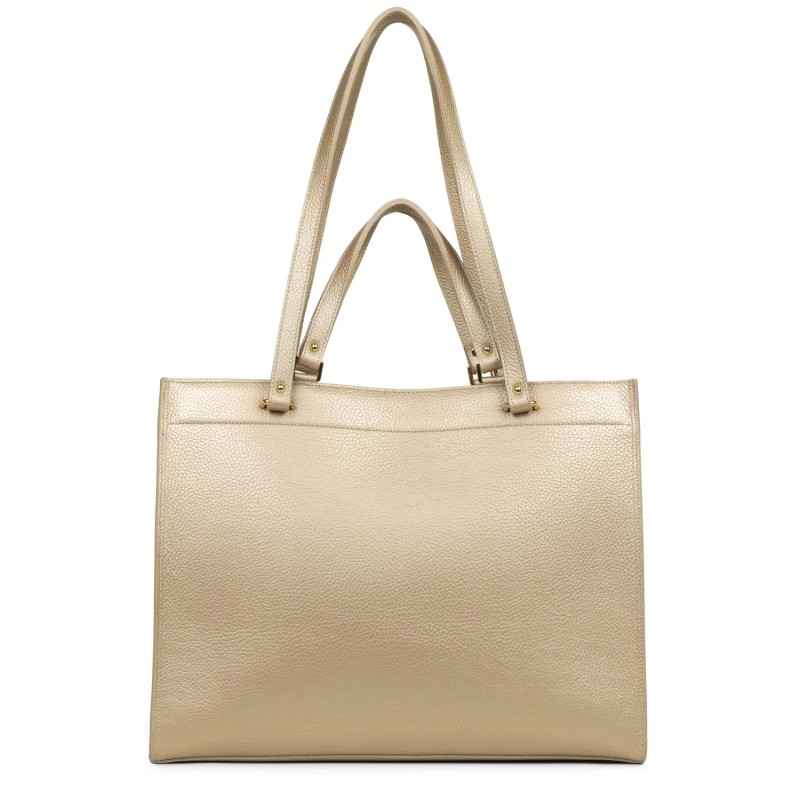 Sac Cabas Paule Foulonn Double Champagne In Nude Lancaster