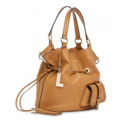 SAC SEAU M PREMIER FLIRT CAMEL LANCEL