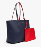 SAC SHOPPING ANNA RÉVERSIBLE MARINE ROUGE LACOSTE