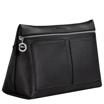 LONGCHAMP LE FOULONNÉ TROUSSE DE TOILETTE NOIR