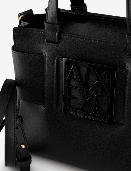 PETIT SAC CABAS NOIR ARMANI EXCHANGE