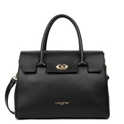 GRAND SAC PORTÉ MAIN FOULONNÉ MILANO NOIR LANCASTER
