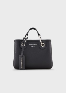 MINI SAC CABAS MYEA BAG BLEU MARINE EMPORIO ARMANI