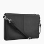 POCHETTE ZIPPÉE CHARLOTTE NOIR LE TANNEUR