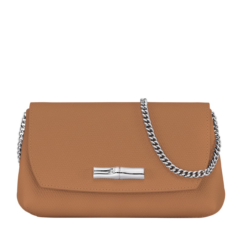 LONGCHAMP ROSEAU POCHETTE CHAÎNE NATUREL LONGCHAMP ROSEAU POCHETTE CHAÎNE NATUREL