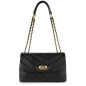 SAC TROTTEUR Á RABAT SOFT MATELASSÉ NOIR LANCASTER SAC TROTTEUR Á RABAT SOFT MATELASSÉ NOIR LANCASTER