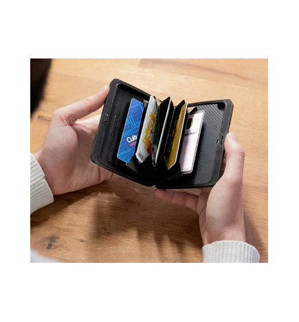 PORTE CARTES SMART CASE OLSO LARGE MAT STONE GREY ÖGON