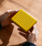 PORTE CARTES SMART CASE OSLO LARGE MAT TAXI YELLOW ÖGON