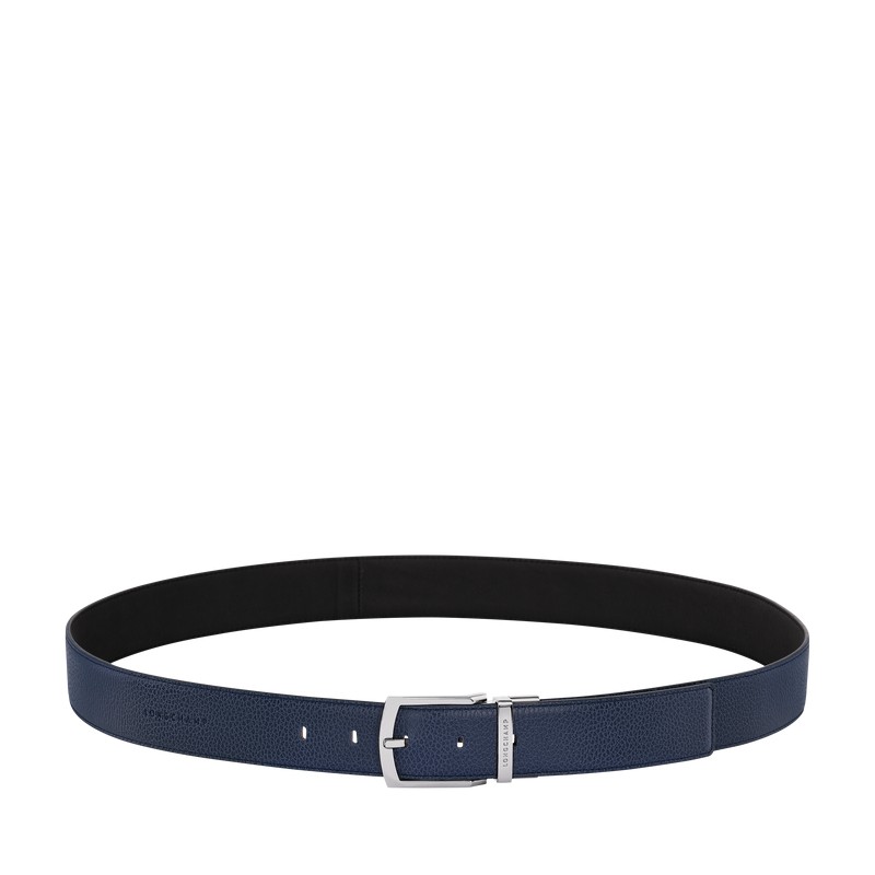 LONGCHAMP LE FOULONNÉ CEINTURE HOMME NAVY/NOIR