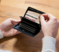 PORTE CARTES SMART CASE OSLO LARGE GRAVÉ MOUNTAIN ÖGON DESIGN