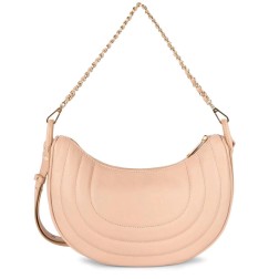 SAC HOBO SOFT MATELASSÉ NUDE FONCÉ LANCASTER