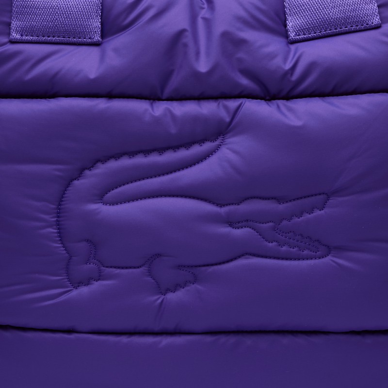 SAC CABAS MATELASSÉ PUFFI CROC ACAI LACOSTE - Main Image