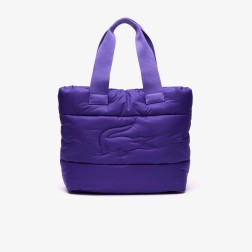 SAC CABAS MATELASSÉ PUFFI CROC ACAI LACOSTE