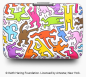 PORTE CARTES SMART CASE V2 IMPRIMÉ KEITH HARING COLOR ÖGON