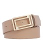 CEINTURE MIXTE DOUBLE L GRANITE LANCEL