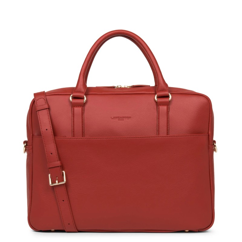 PORTE DOCUMENTS MADEMOISELLE BUSINESS ROUGE LANCASTER