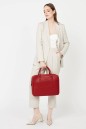 PORTE DOCUMENTS MADEMOISELLE BUSINESS ROUGE LANCASTER