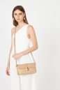 SAC BAGUETTE MILANO HORIZON BEIGE FONCÉ LANCASTER SAC BAGUETTE MILANO HORIZON BEIGE FONCÉ LANCASTER