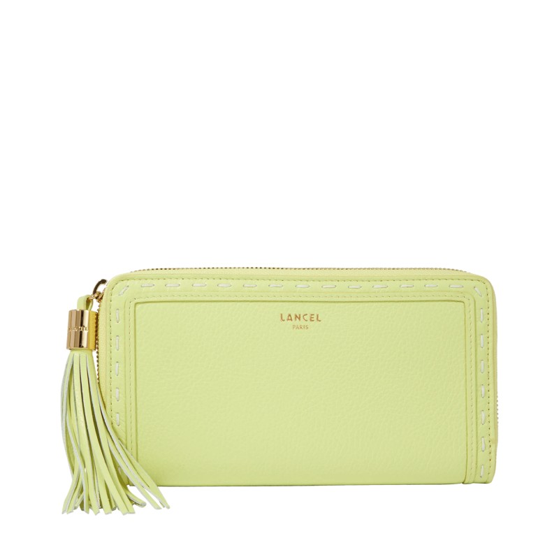 COMPAGNON ZIPPÉ PREMIER FLIRT CITRON VERT LANCEL