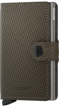 PORTE CARTES MINIWALLET SECRID KHAKI CARBON