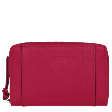 LONGCHAMP 3D PORTEFEUILLE COMPACT MAGENTA