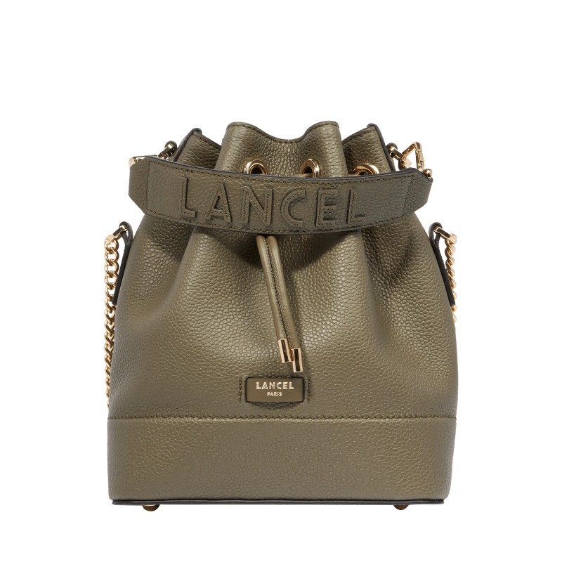 SAC SEAU S NINON KAKI FONCÉ LANCEL SAC SEAU S NINON KAKI FONCÉ LANCEL