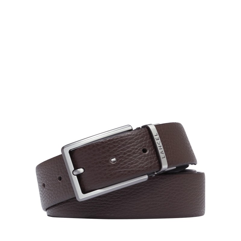 CEINTURE RAPHAEL DE LANCEL CHOCOLAT/NOIR