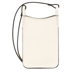 LONGCHAMP LE FOULONNÉ BOX ÉTUI TÉLÉPHONE ÉCRU