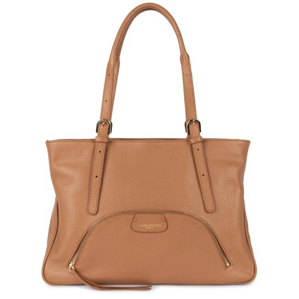 SAC CABAS ÉPAULE DUNE CAMEL LANCASTER