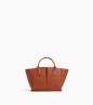 PETIT SAC CABAS ÉLÉNA MARRON ACAJOU LE TANNEUR