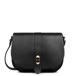 SAC BESACE TOP DOUBLE NOIR IN NUDE LANCASTER