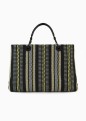 SAC CABAS TRESSÉ MULTICOLORE NOIR MYEA BAG EMPORIO ARMANI