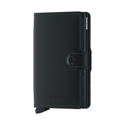 PORTE CARTES MINIWALLET MATTE NOIR & NOIR SECRID