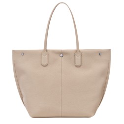LONGCHAMP ESSENTIAL CUIR SAC CABAS L ARGILE