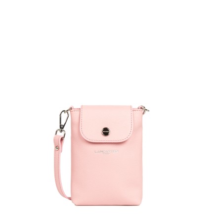 POCHETTE SMARTPHONE MILANO BAO ROSE FUMÉ LANCASTER