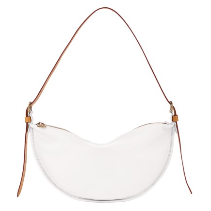 LONGCHAMP SMOOTHIE SAC BANDOULIÈRE M BLANC