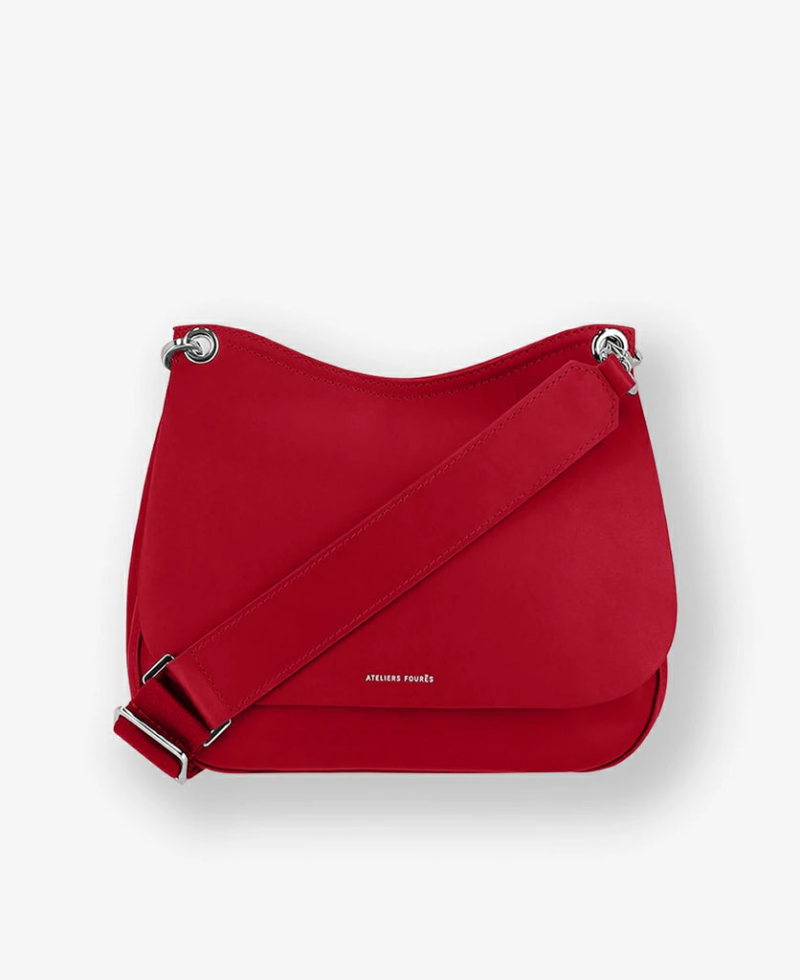 SAC PORTÉ CROISÉ APHRODITE COMPACT ROUGE FOURÉS