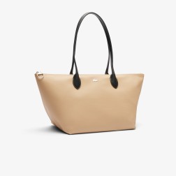 SAC CABAS ATHÉNA ÉCO SAND NOIR LACOSTE