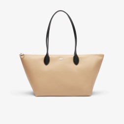 SAC CABAS ATHÉNA ÉCO SAND NOIR LACOSTE