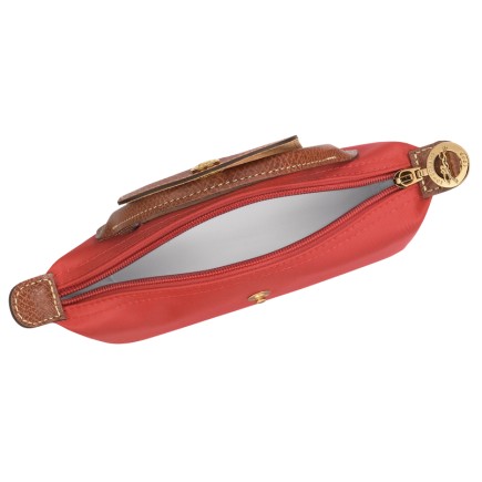 LONGCHAMP LE PLIAGE ORIGINAL TROUSSE COSMÉTIQUE AVEC POIGNÉE TOMATE