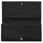 LONGCHAMP LE ROSEAU PORTEFEUILLE LONG À RABAT NOIR LONGCHAMP LE ROSEAU PORTEFEUILLE LONG À RABAT NOIR