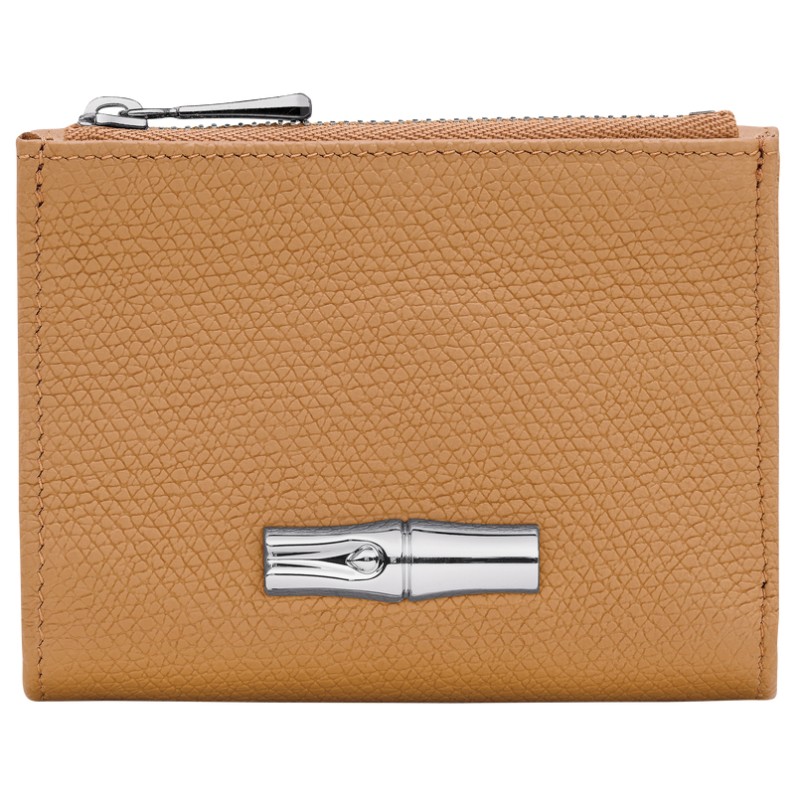 LONGCHAMP LE ROSEAU PORTEFEUILLE COMPACT NOIX LONGCHAMP LE ROSEAU PORTEFEUILLE COMPACT NOIX