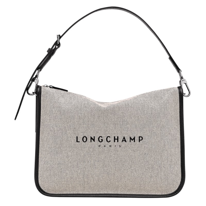 LONGCHAMP ESSENTIAL TOILE SAC BANDOULIÈRE S ÉCRU LONGCHAMP ESSENTIAL TOILE SAC BANDOULIÈRE S ÉCRU