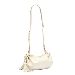 SAC PORTÉ CROISÉ ZIPPÉ S MABELLE DE LANCEL NEIGE