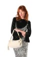 SAC PORTÉ CROISÉ ZIPPÉ S MABELLE DE LANCEL NEIGE SAC PORTÉ CROISÉ ZIPPÉ S MABELLE DE LANCEL NEIGE