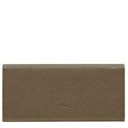 LONGCHAMP LE FOULONNÉ PORTEFEUILLE LONG À RABAT CAPRE