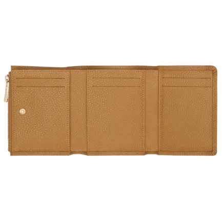 LONGCHAMP LE FOULONNÉ PORTEFEUILLE COMPACT MUSCADE