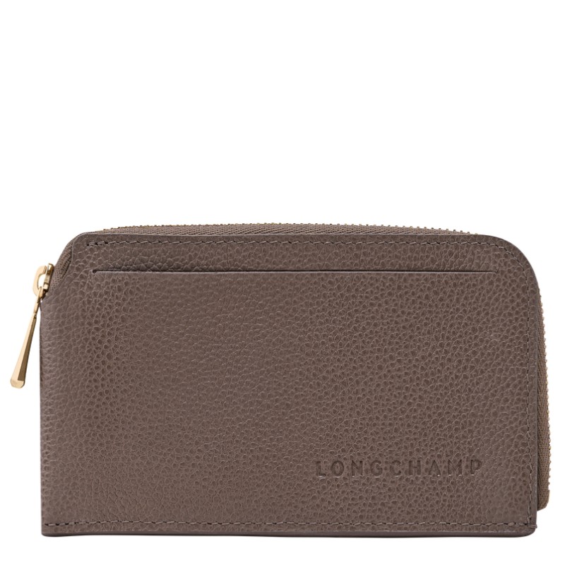 LONGCHAMP LE FOULONNÉ PORTE-CARTES TAUPE LONGCHAMP LE FOULONNÉ PORTE-CARTES TAUPE