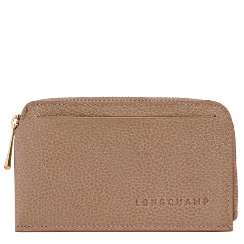 LONGCHAMP LE FOULONNÉ PORTE-CARTES BISCUIT LONGCHAMP LE FOULONNÉ PORTE-CARTES BISCUIT