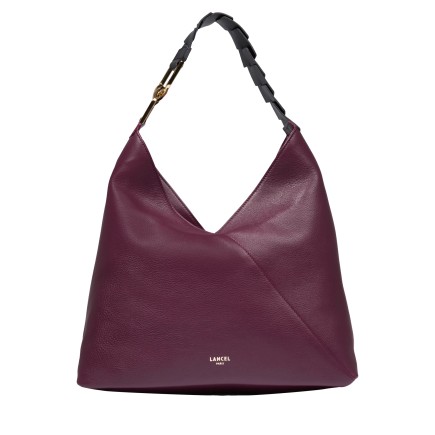 SAC HOBO PAGODE DE LANCEL CASSIS/NOIR LANCEL